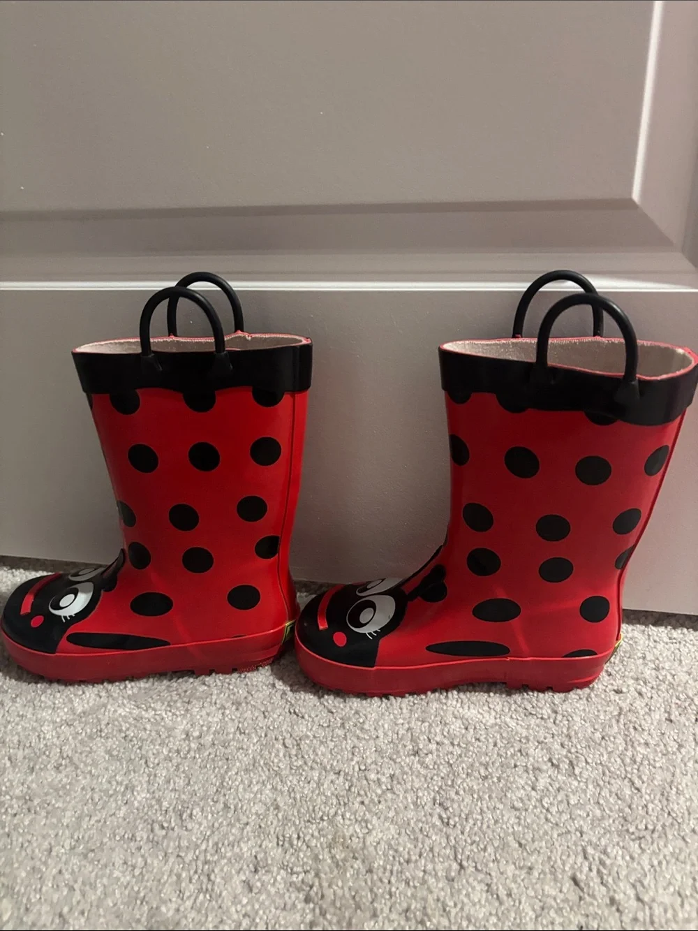 Western Chief Kids Red Ladybug Rain Boots